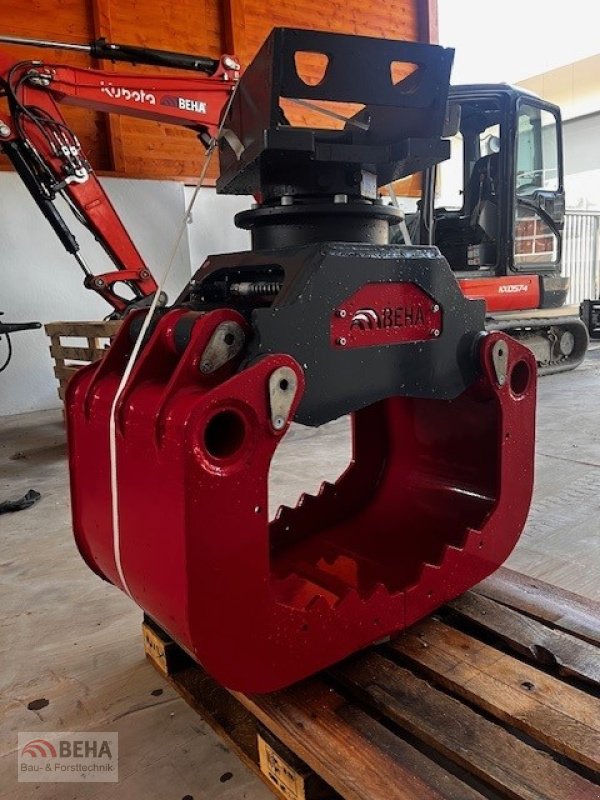 Forstgreifer und Zange του τύπου BEHA Ausstellungsgreifer BEHA Universalgreifer BUG 7-12 m. Kompaktrotator 707, Lehnhoff MS08, Top Zustand, Gebrauchtmaschine σε Steinach (Φωτογραφία 3)