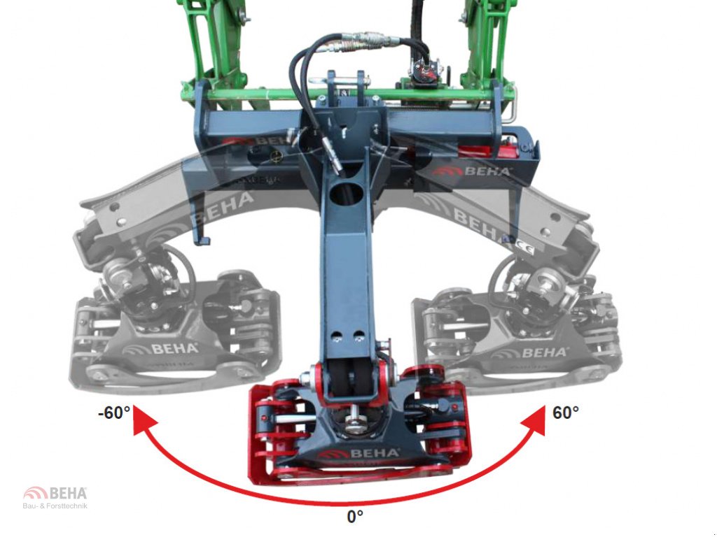 Forstgreifer und Zange του τύπου BEHA FLG1-026/60F schwenkbar, Neumaschine σε Steinach (Φωτογραφία 3)