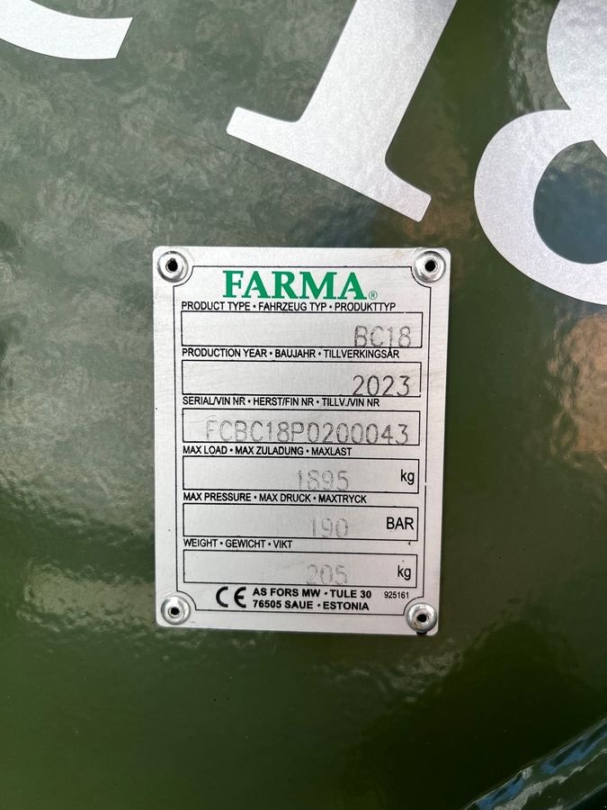 Forstgreifer und Zange του τύπου Farma BC 18 Fällgreifer/Baumscheere, Neumaschine σε Pischelsdorf (Φωτογραφία 6)