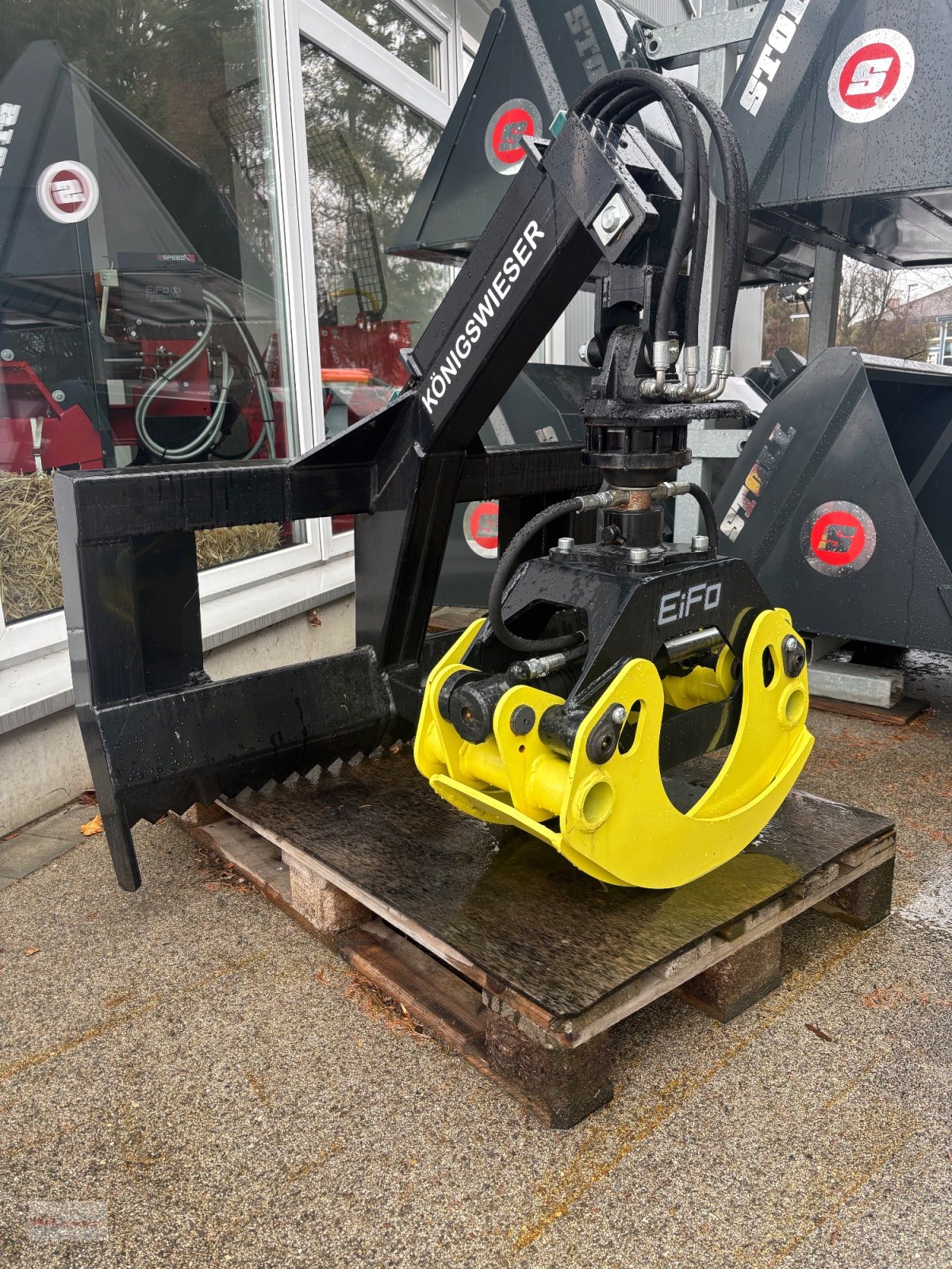 Forstgreifer und Zange typu Palms HG 018, Neumaschine v Mitterscheyern (Obrázek 1)