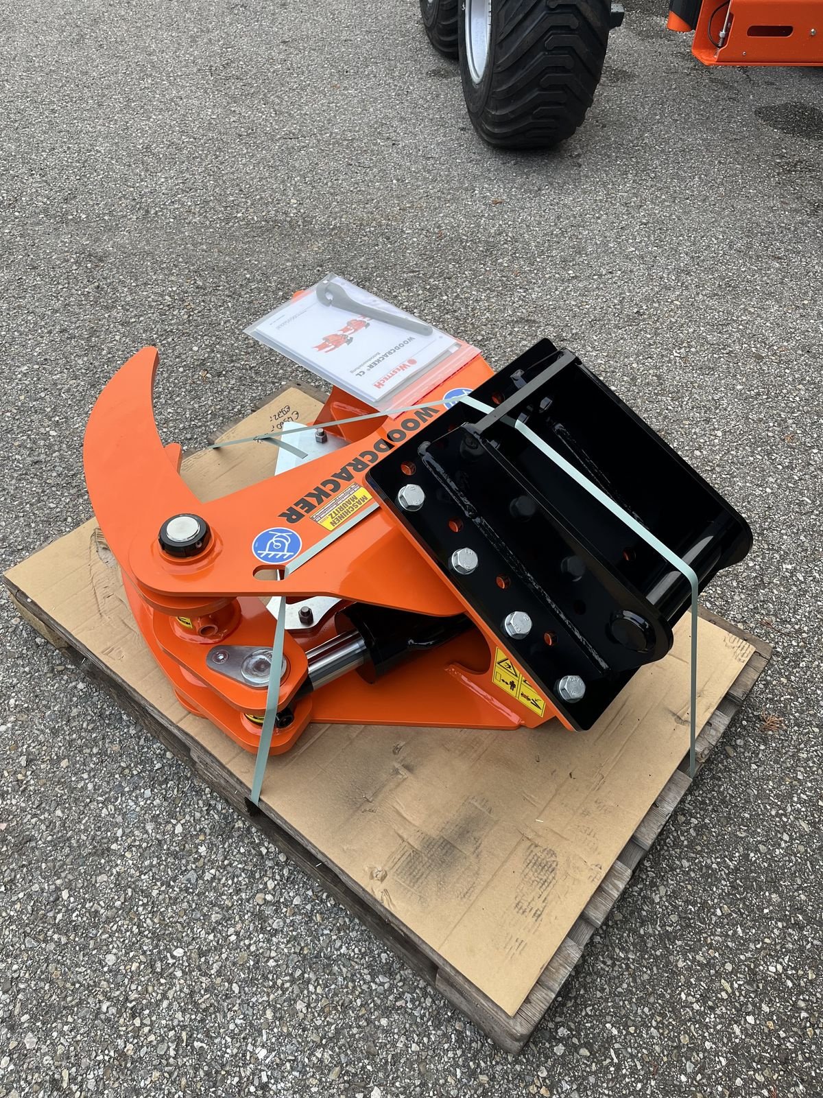 Forstgreifer und Zange Türe ait Westtech Woodcracker CL 190 für Bagger, Gebrauchtmaschine içinde Bad Leonfelden (resim 6)