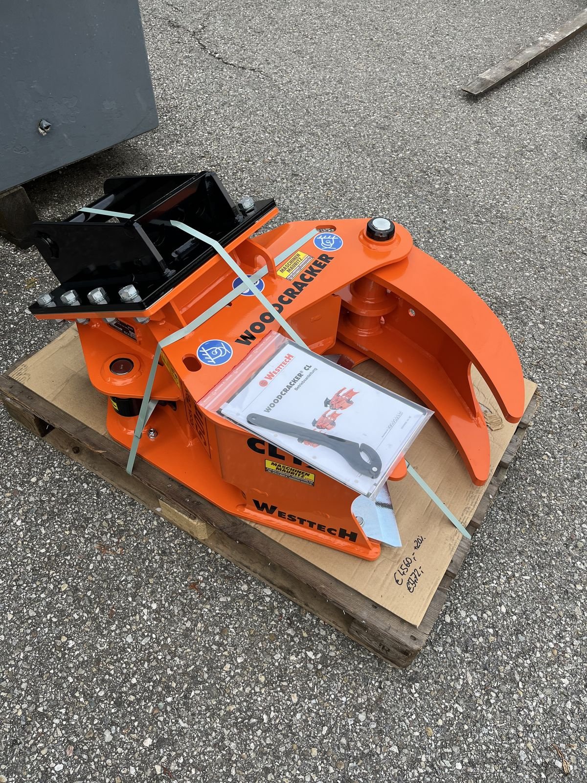 Forstgreifer und Zange Türe ait Westtech Woodcracker CL 190 für Bagger, Gebrauchtmaschine içinde Bad Leonfelden (resim 3)