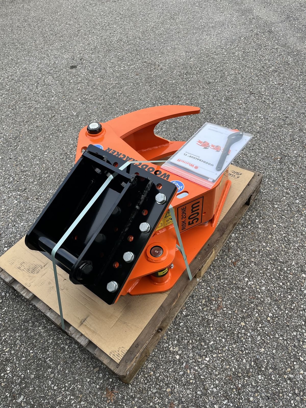 Forstgreifer und Zange Türe ait Westtech Woodcracker CL 190 für Bagger, Gebrauchtmaschine içinde Bad Leonfelden (resim 4)