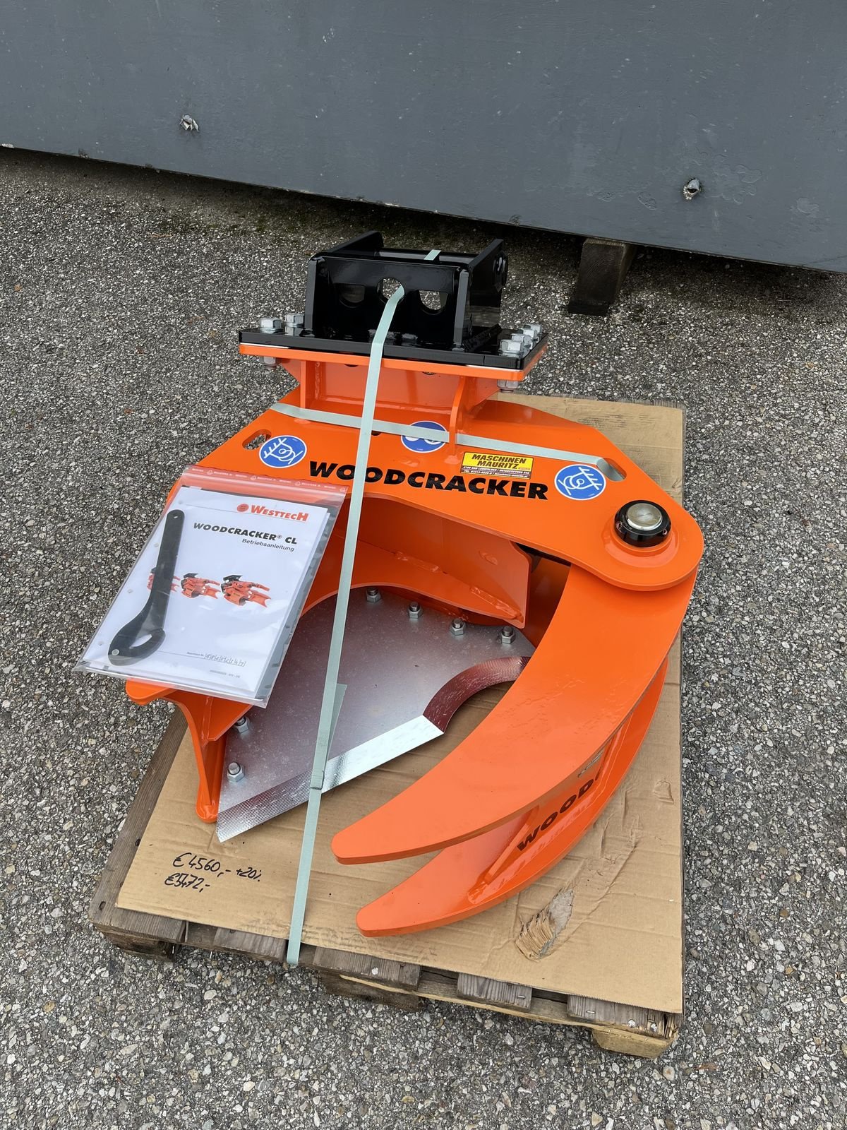 Forstgreifer und Zange Türe ait Westtech Woodcracker CL 190 für Bagger, Gebrauchtmaschine içinde Bad Leonfelden (resim 2)