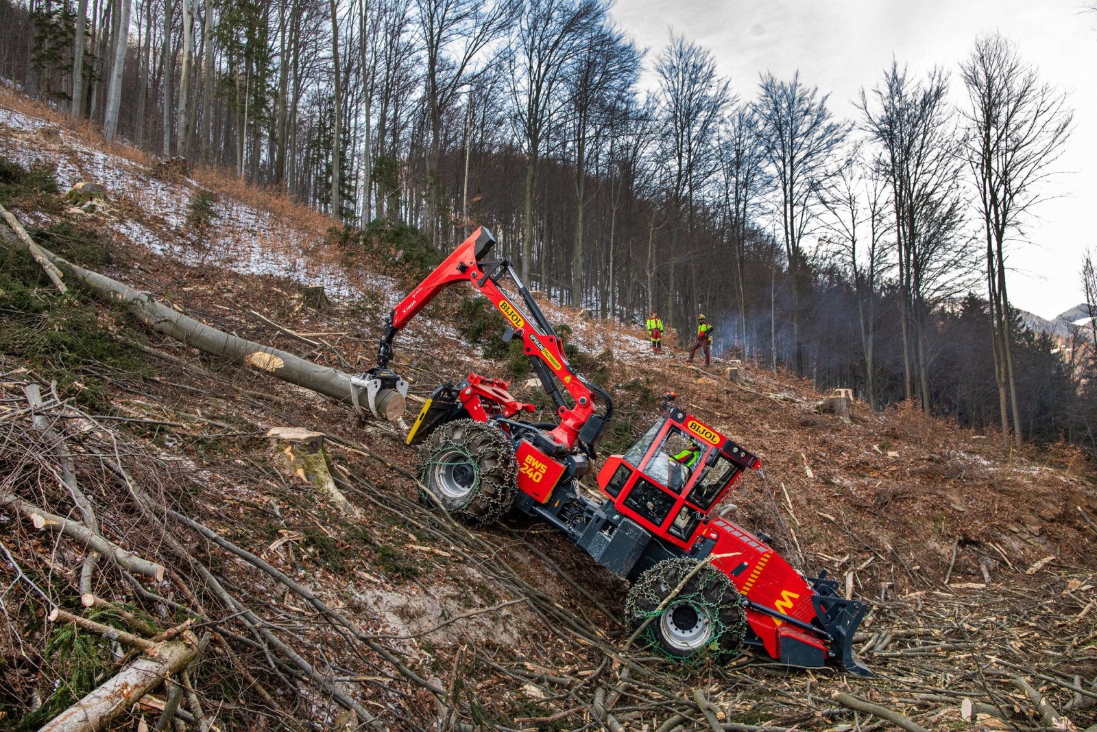 Forstschlepper des Typs Bijol BWS 240, Neumaschine in Meschede (Bild 1)