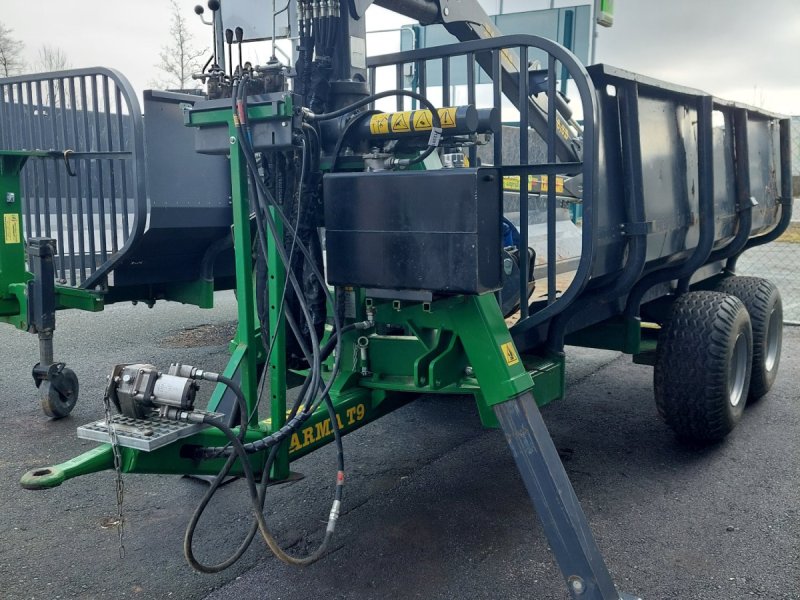 Forstschlepper des Typs Forstanhänger T 9 F, Kran C 6,3, Zange 0,16, Rotator 3 to ., Gebrauchtmaschine in Strem (Bild 1)