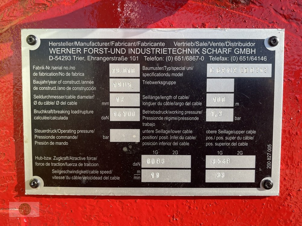 Forstschlepper tipa Mercedes-Benz MB Trac 800 Forst , 2 x 6 Tonnen Werner , mit Österreich Typenschein aus 1.Hand, Gebrauchtmaschine u Hinterschmiding (Slika 7)