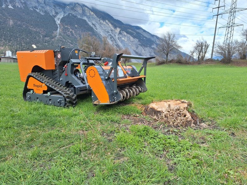 Forstschlepper des Typs Rapid RoboFlail Vario D501 Mulchraupe, Ausstellungsmaschine in Chur (Bild 6)