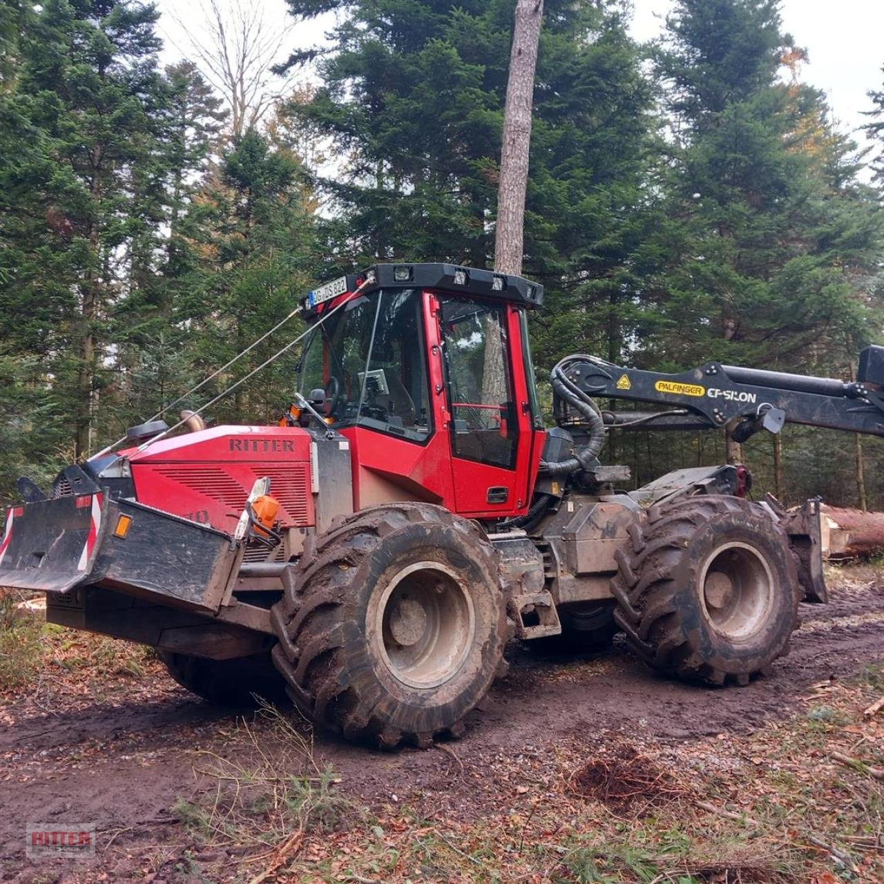 Forstschlepper Türe ait Ritter R 170, Gebrauchtmaschine içinde Zell a. H. (resim 3)