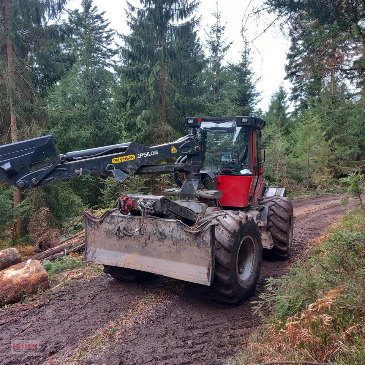 Forstschlepper Türe ait Ritter R 170, Gebrauchtmaschine içinde Zell a. H. (resim 4)