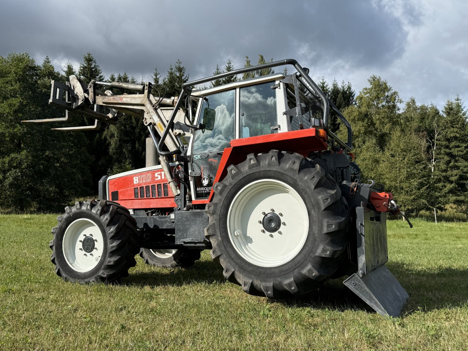 Forstschlepper des Typs Steyr 8110A SK2, Gebrauchtmaschine in Olbernhau (Bild 2)