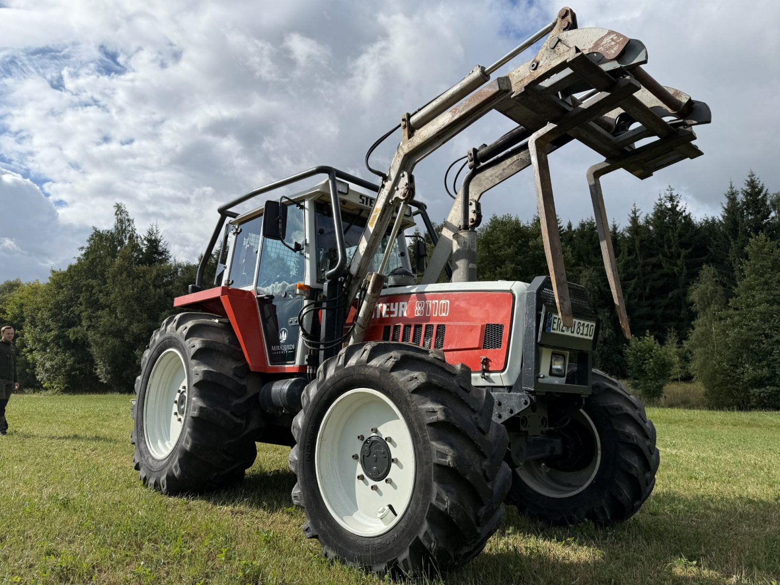 Forstschlepper des Typs Steyr 8110A SK2, Gebrauchtmaschine in Olbernhau (Bild 10)