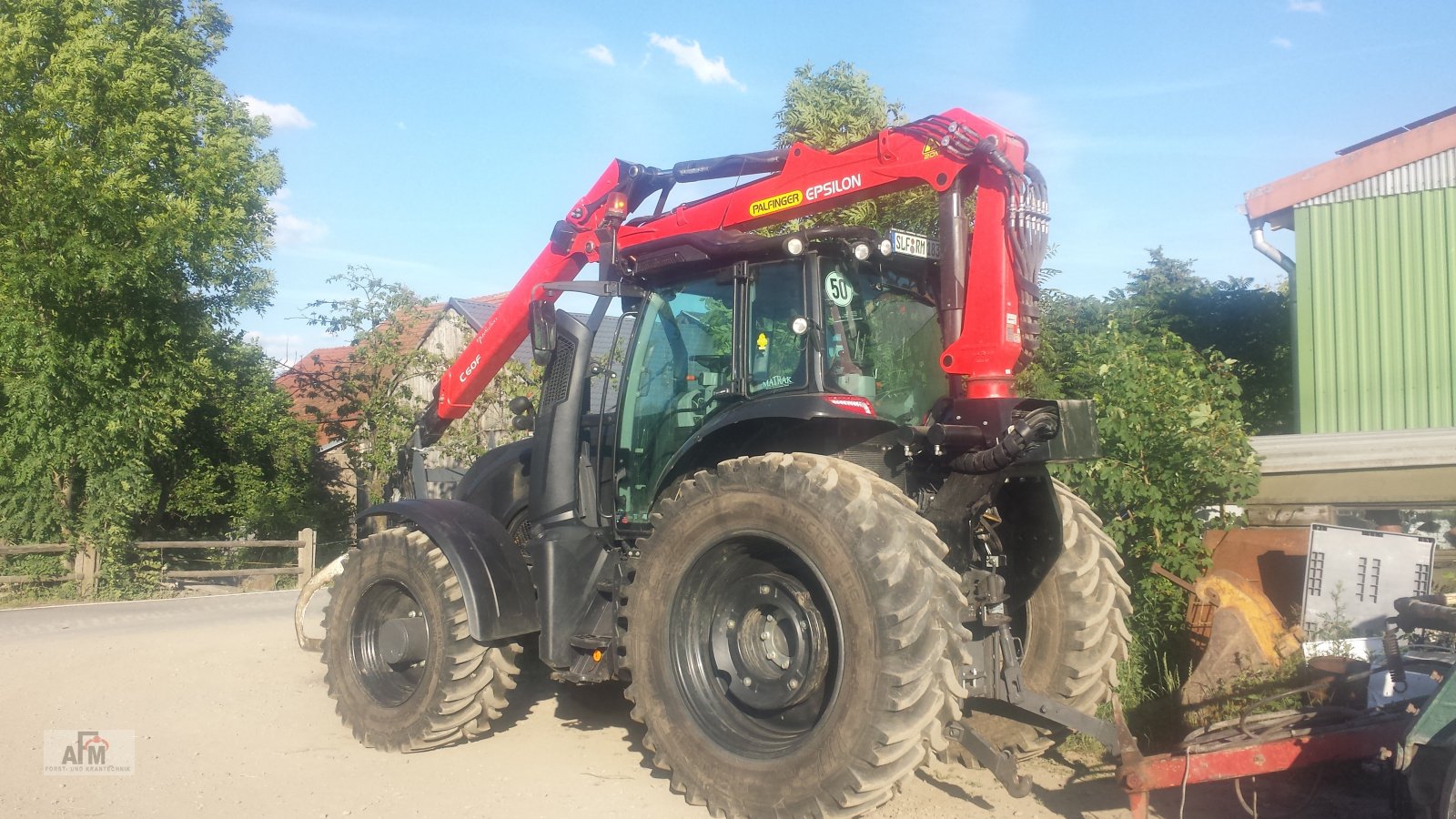 Forstschlepper typu Valtra N 155, Neumaschine v Haselbach (Obrázek 2)