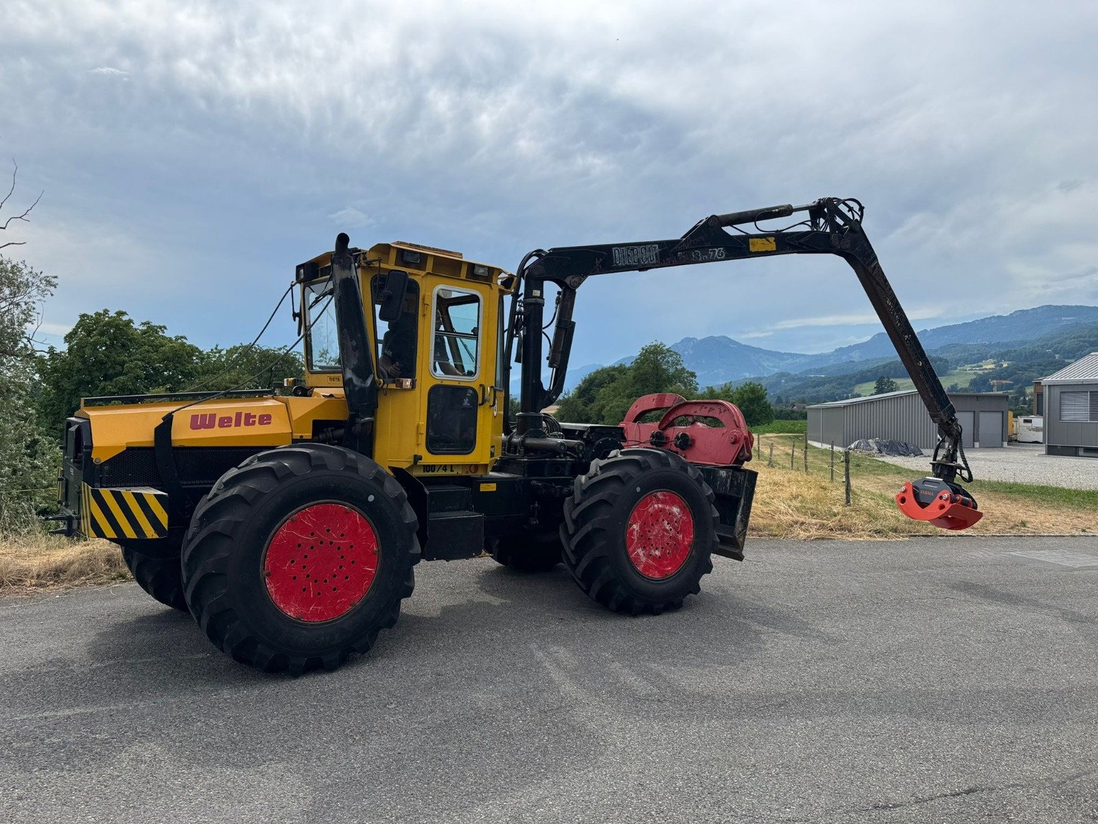 Forstschlepper Türe ait Welte Ökonom 100/4L, Gebrauchtmaschine içinde Sulzberg (resim 2)