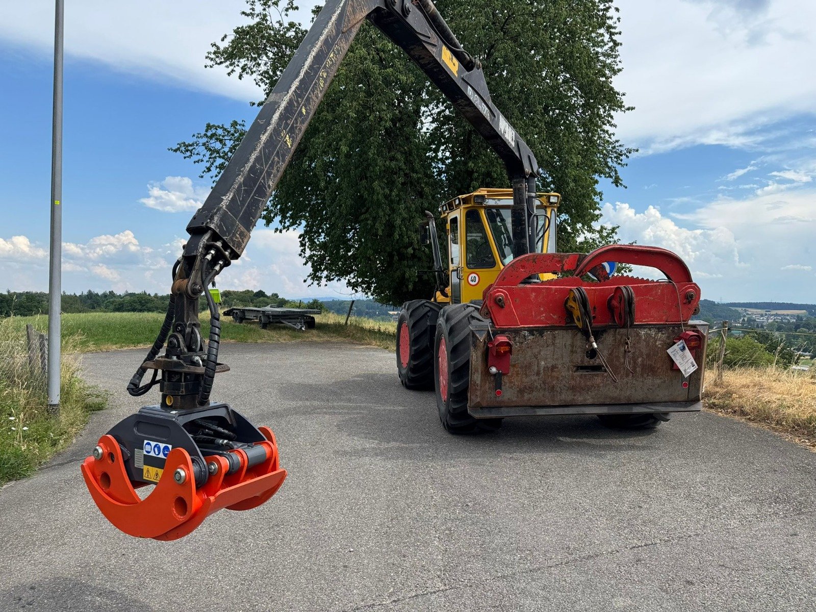 Forstschlepper Türe ait Welte Ökonom 100/4L, Gebrauchtmaschine içinde Sulzberg (resim 3)