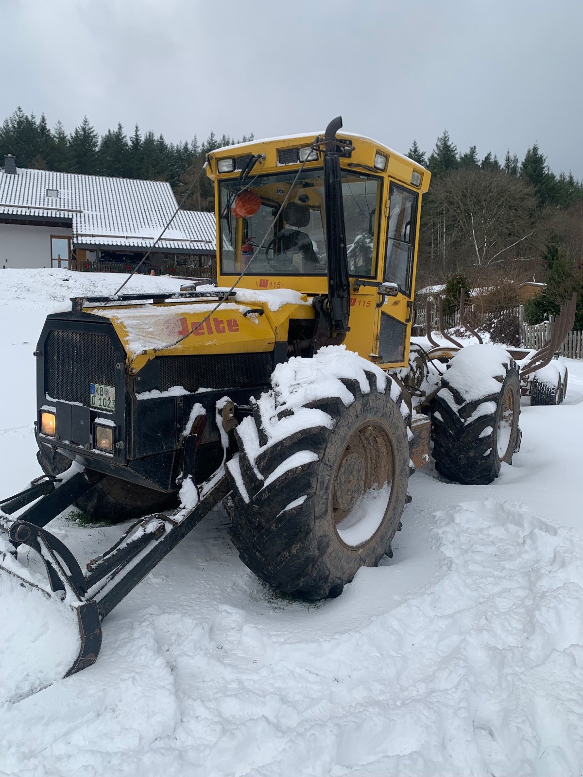 Forstschlepper typu Welte W 115, Gebrauchtmaschine w Battenberg (Zdjęcie 1)