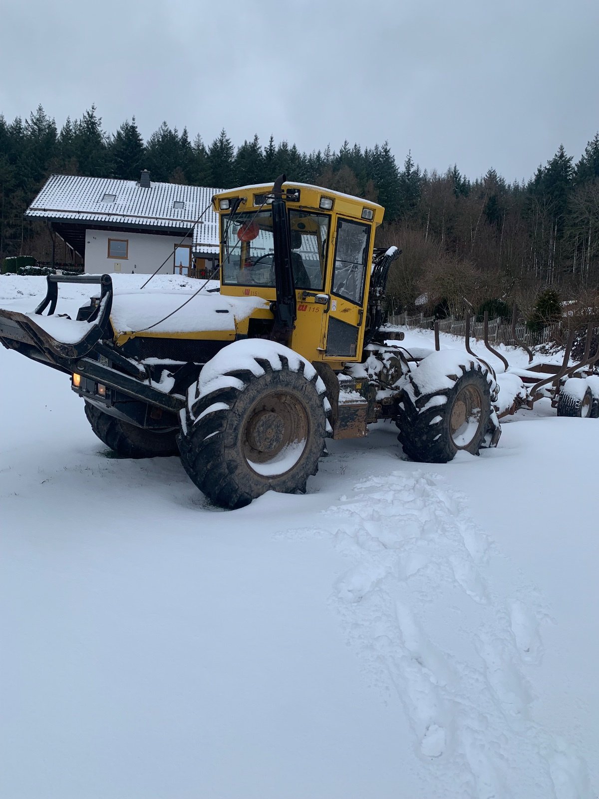 Forstschlepper typu Welte W 115, Gebrauchtmaschine w Battenberg (Zdjęcie 8)