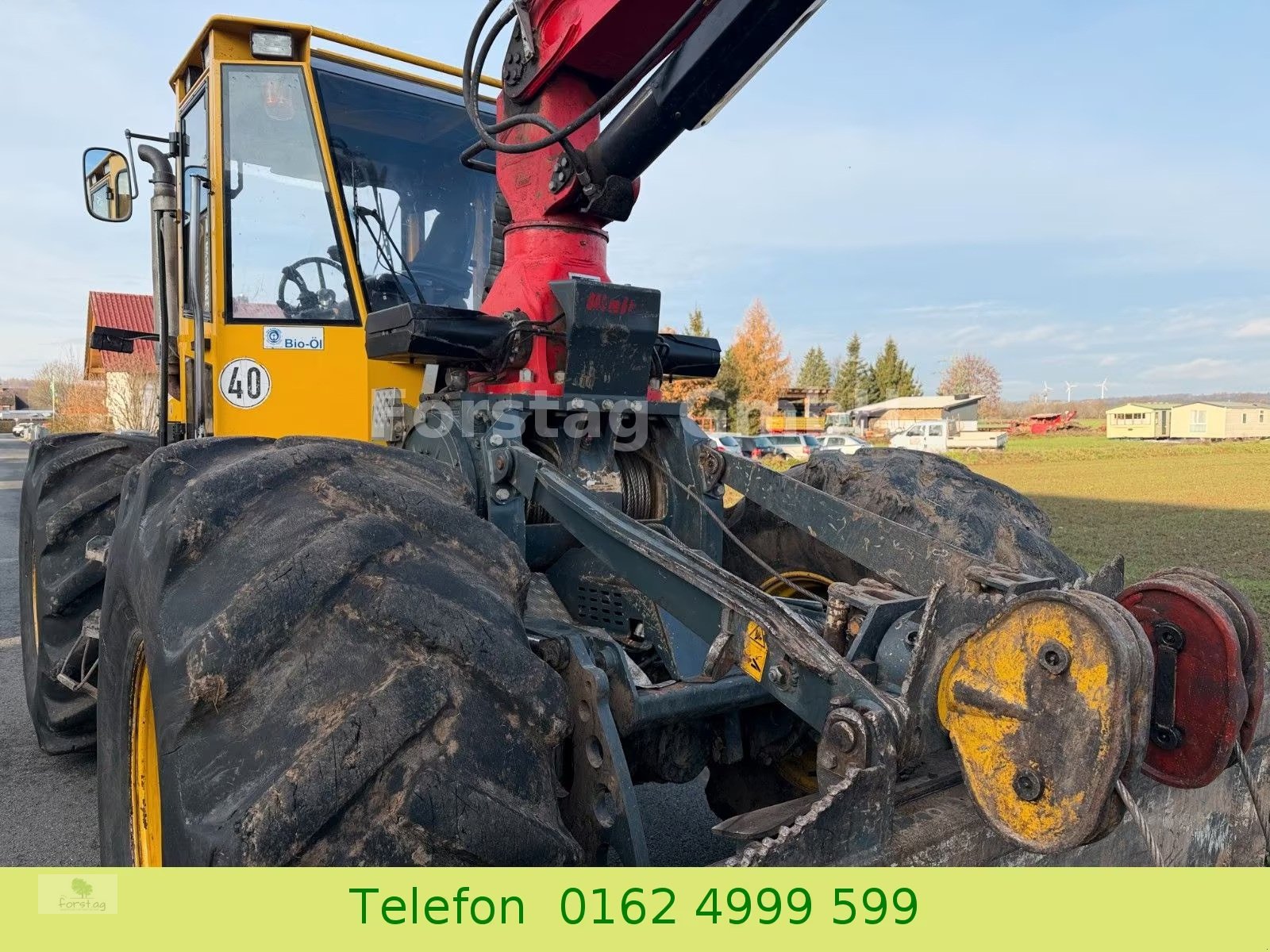 Forstschlepper Türe ait Welte W 130 Epsilon 110 Fahrfunk 1. Hand, Gebrauchtmaschine içinde March (resim 4)