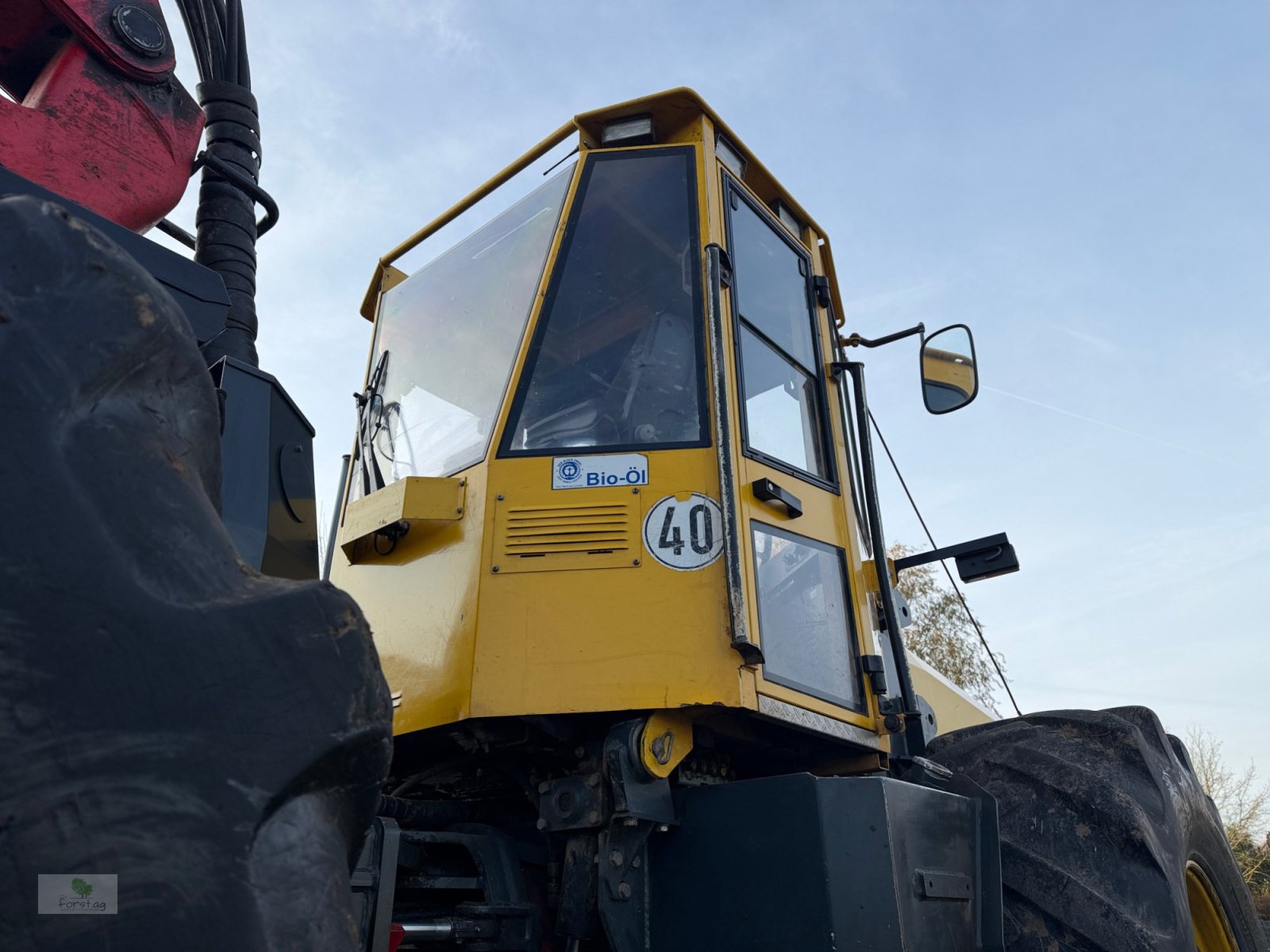 Forstschlepper Türe ait Welte W 130 Epsilon 110 Fahrfunk 1. Hand, Gebrauchtmaschine içinde March (resim 7)