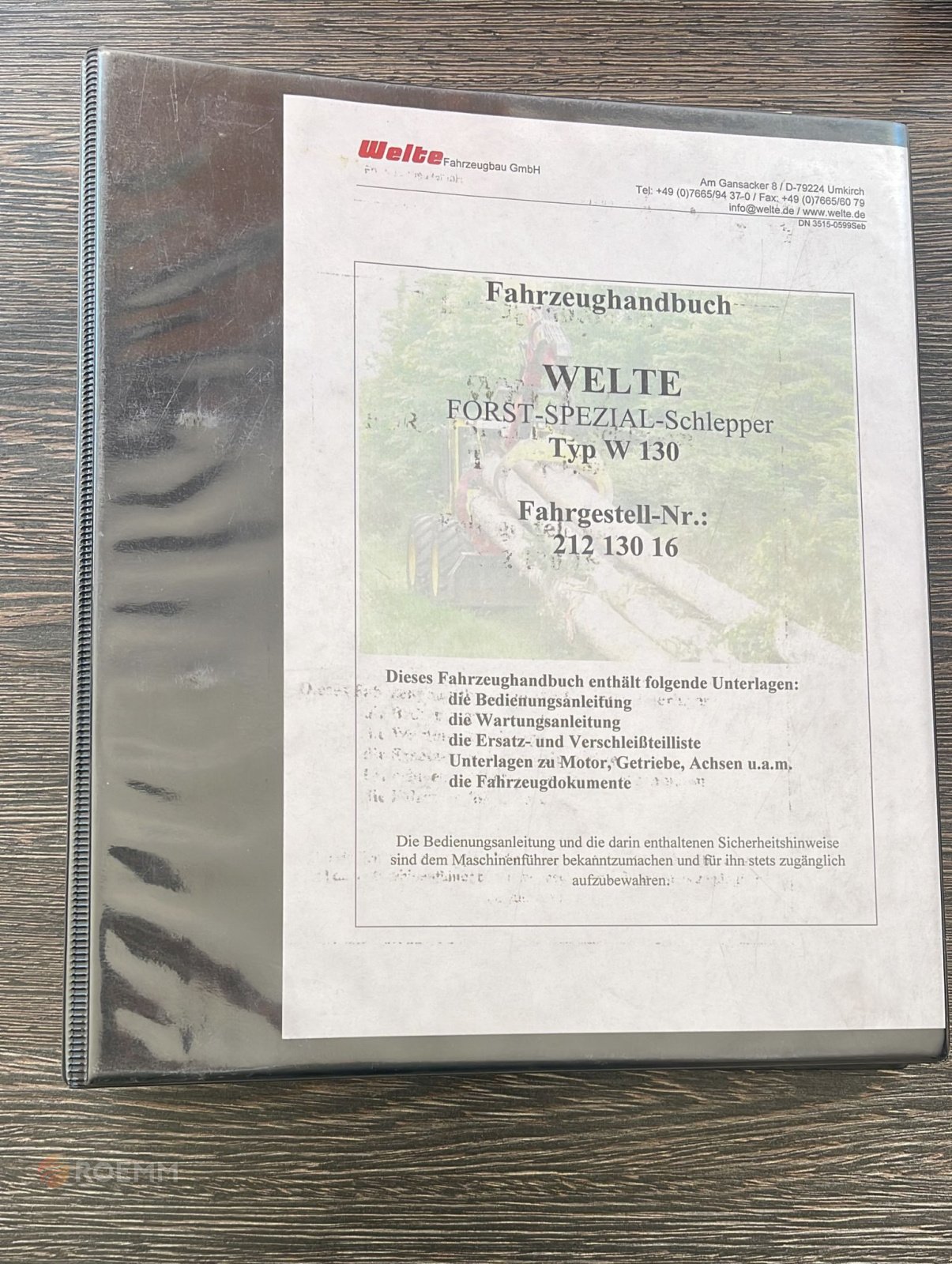 Forstschlepper of the type Welte w130, Gebrauchtmaschine in Burgthann (Picture 28)