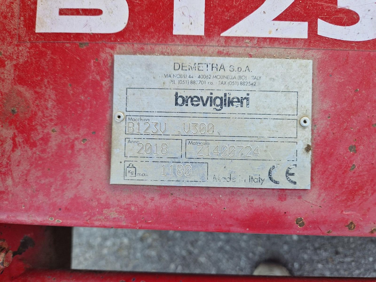 Fräse от тип Breviglieri B 123V, V300, Gebrauchtmaschine в Grünbach (Снимка 5)