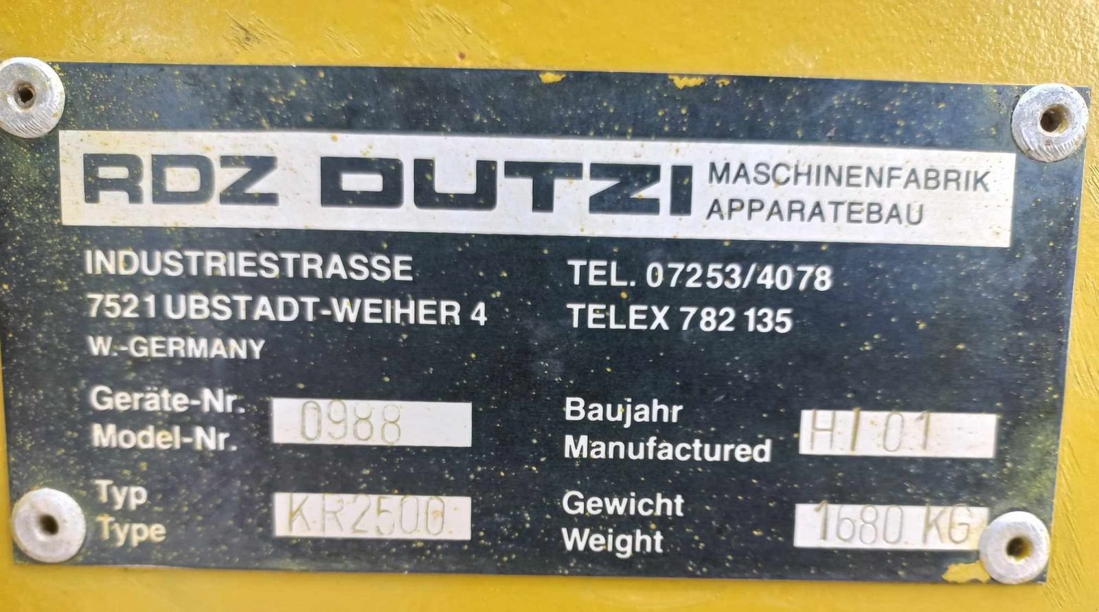 Fräse от тип Dutzi KR 2500, Gebrauchtmaschine в Villach/Zauchen (Снимка 4)