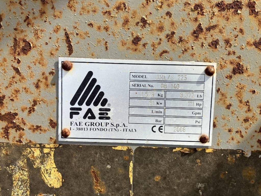 Fräse van het type FAE UML/S 225, Gebrauchtmaschine in Aalestrup (Foto 5)