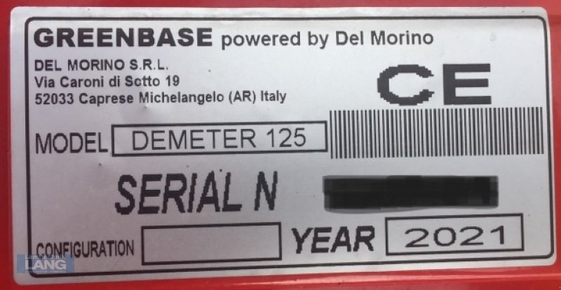 Fräse des Typs GREENBASE Demeter 125, Neumaschine in Rottenburg (Bild 2)