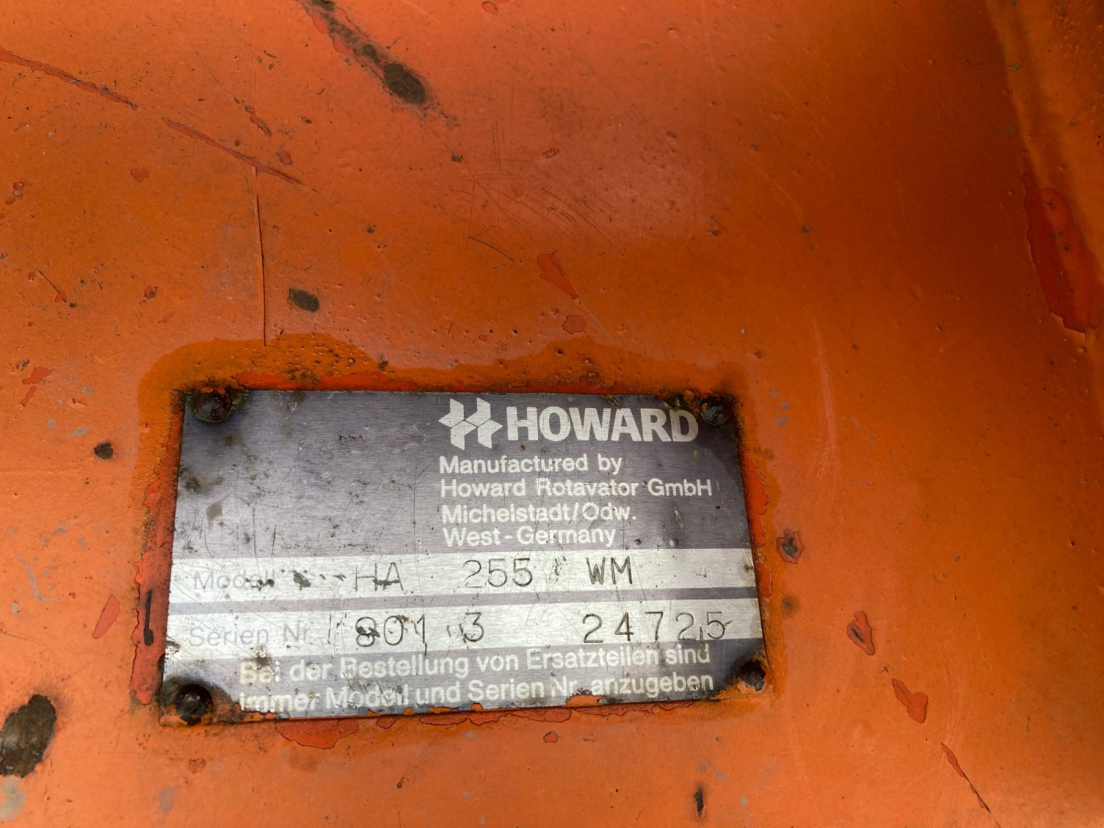 Fräse van het type Howard HA 255 WM, Gebrauchtmaschine in Wülfershausen an der Saale (Foto 9)