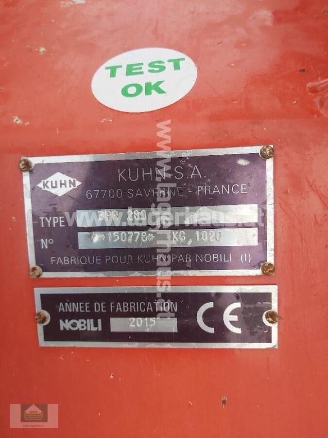 Fräse Türe ait Kuhn BPR 280, Gebrauchtmaschine içinde Klagenfurt (resim 2)