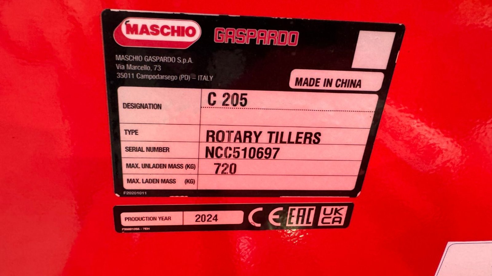 Fräse от тип Maschio C 205 2.05m, Gebrauchtmaschine в Hadsten (Снимка 4)