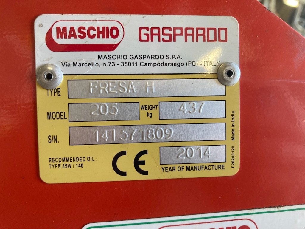 Fräse tip Maschio Fresa H 205, Gebrauchtmaschine in Egtved (Poză 7)