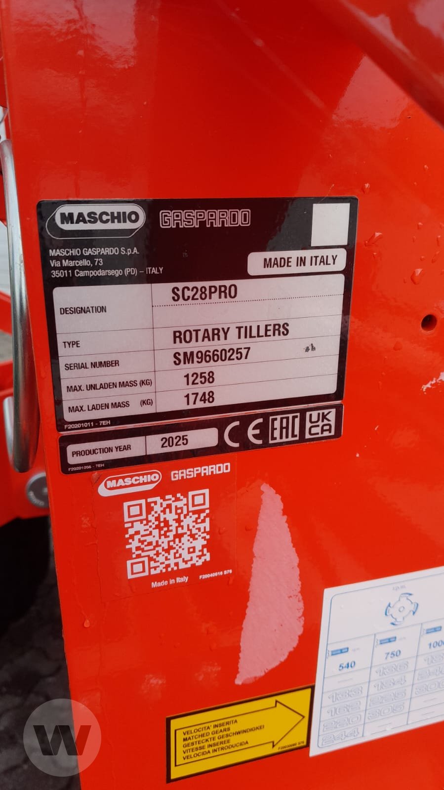 Fräse des Typs Maschio SC 280 PRO, Neumaschine in Börm (Bild 6)