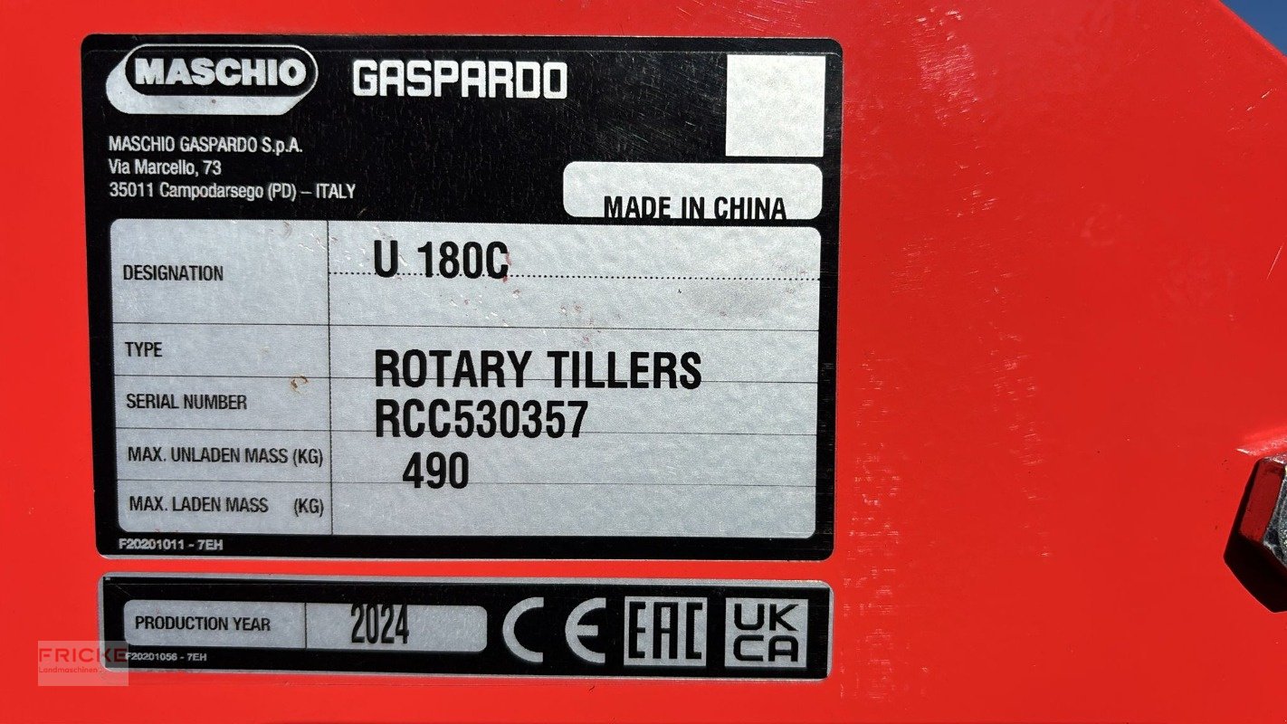 Fräse of the type Maschio U 180, Neumaschine in Bockel - Gyhum (Picture 2)