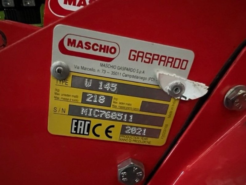 Fräse типа Maschio W-145, Gebrauchtmaschine в Vinderup (Фотография 3)