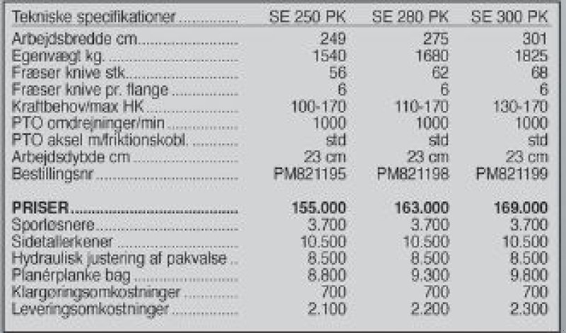 Fräse des Typs Ortolan SE 300 PK, Gebrauchtmaschine in Vrå (Bild 4)