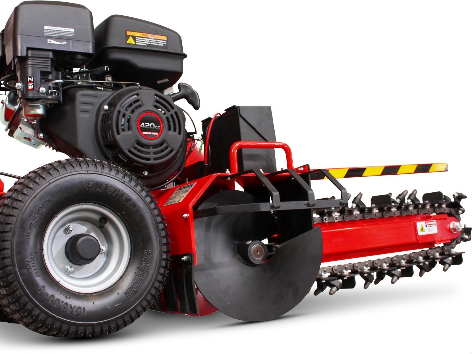 Fräse des Typs Schorr Grabenfräse RR600GF Kabelfräse 12,4PS 420ccm E-Start Schachtfräse, Neumaschine in Schüttorf (Bild 4)