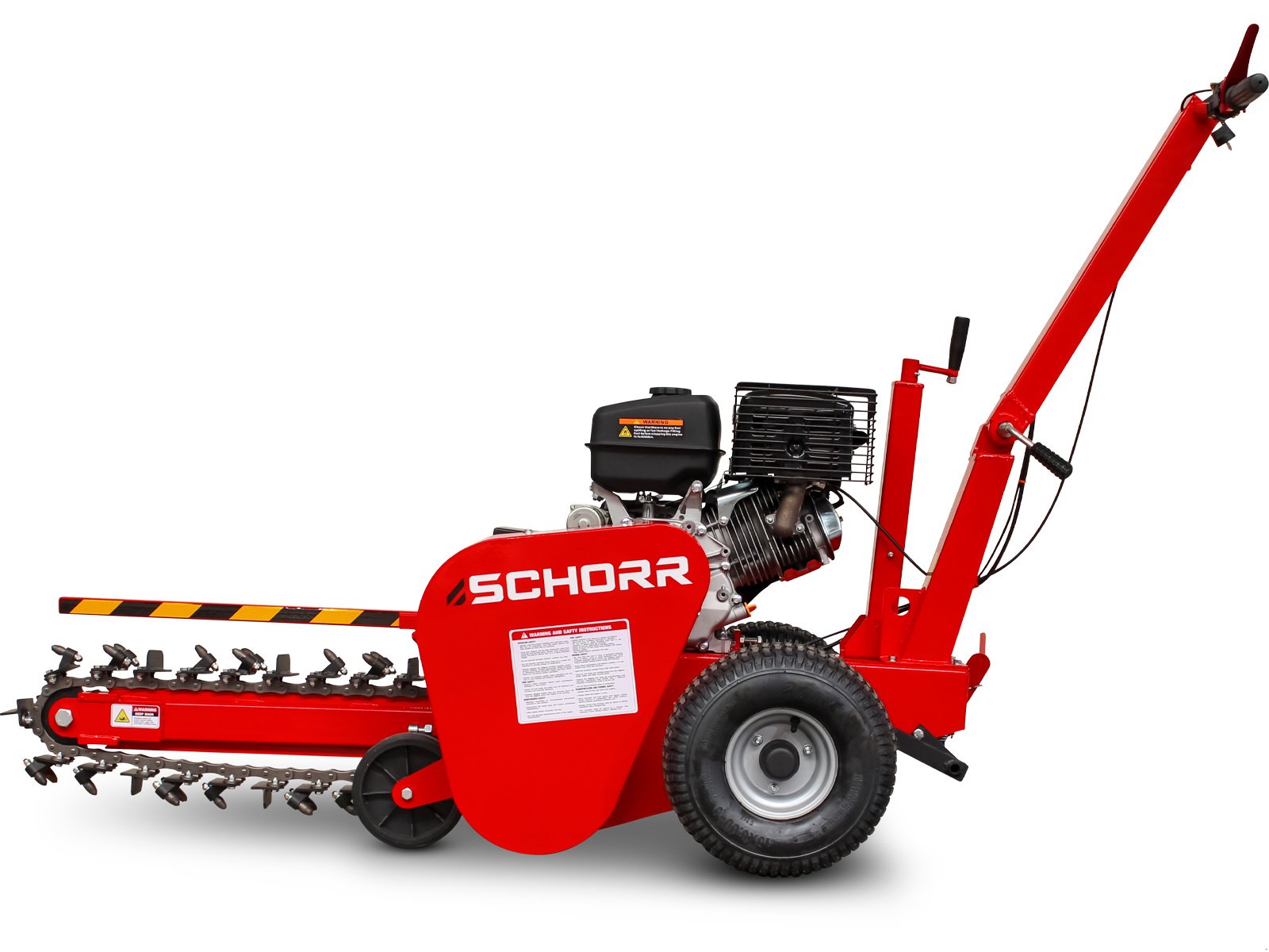 Fräse des Typs Schorr Grabenfräse RR600GF Kabelfräse 12,4PS 420ccm E-Start Schachtfräse, Neumaschine in Schüttorf (Bild 15)