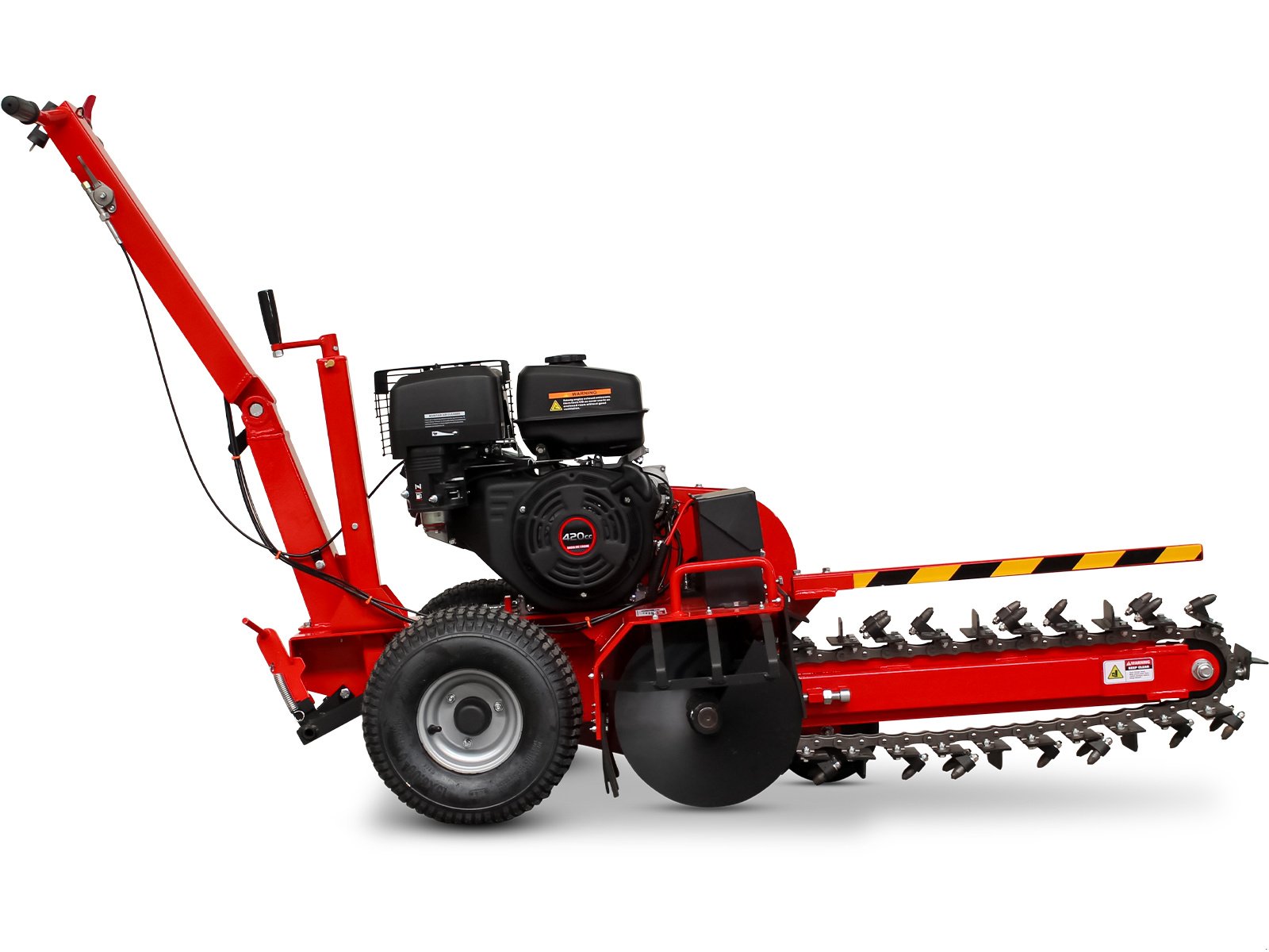 Fräse des Typs Schorr Grabenfräse RR600GF Kabelfräse 12,4PS 420ccm E-Start Schachtfräse, Neumaschine in Schüttorf (Bild 16)