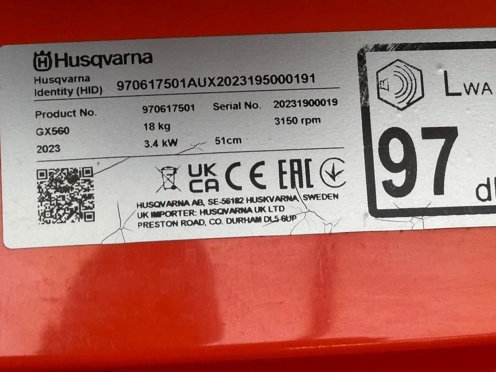 Freischneider & Trimmer typu Husqvarna Flymo GX560 gebruikte zweefmaaier Honda, Gebrauchtmaschine v Ameide (Obrázek 8)