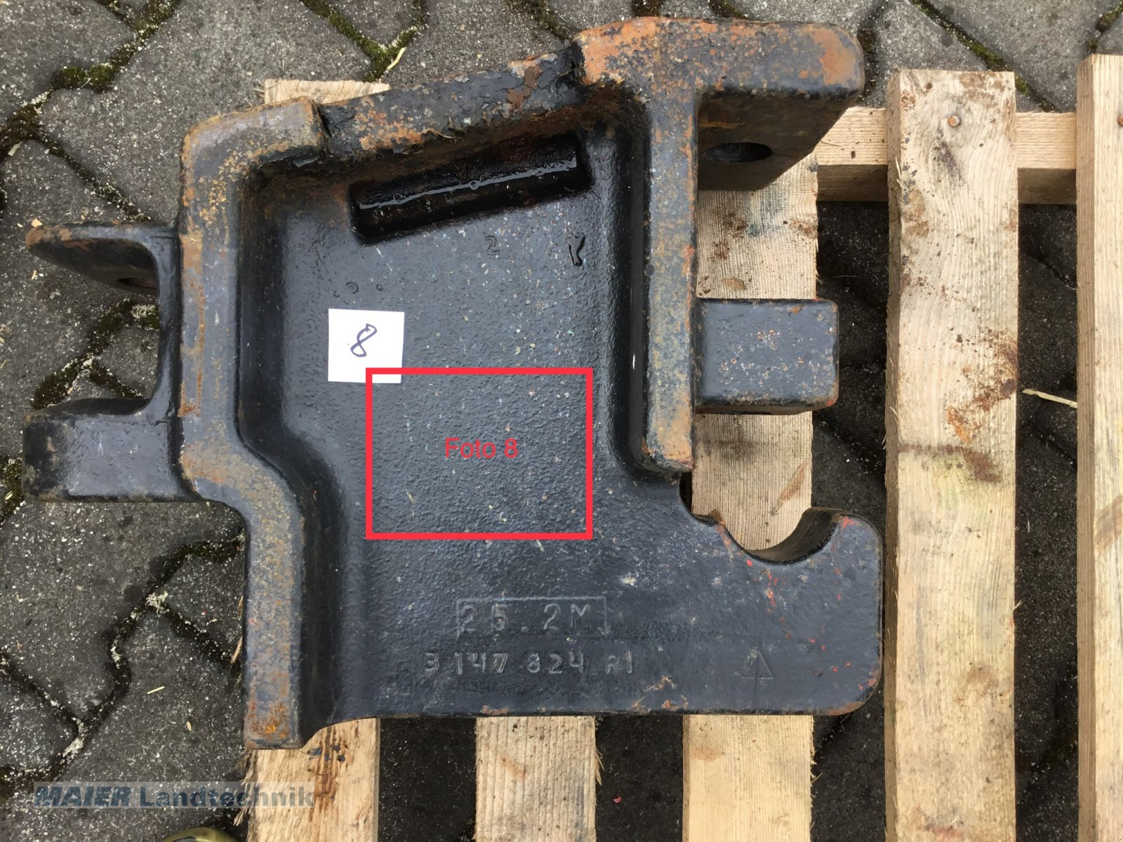 Frontgewicht des Typs Case Gewichtsträger, Gebrauchtmaschine in Dieterskirchen (Bild 6)