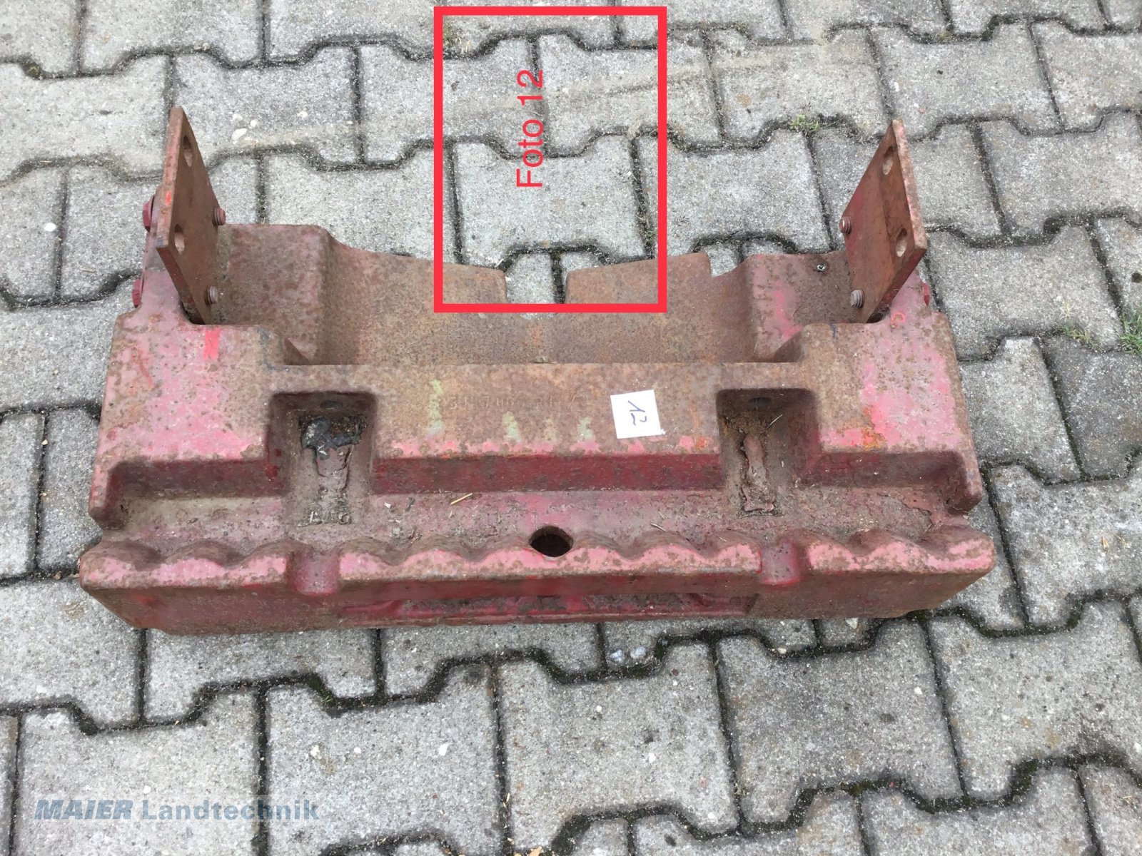 Frontgewicht des Typs Case Gewichtsträger, Gebrauchtmaschine in Dieterskirchen (Bild 8)