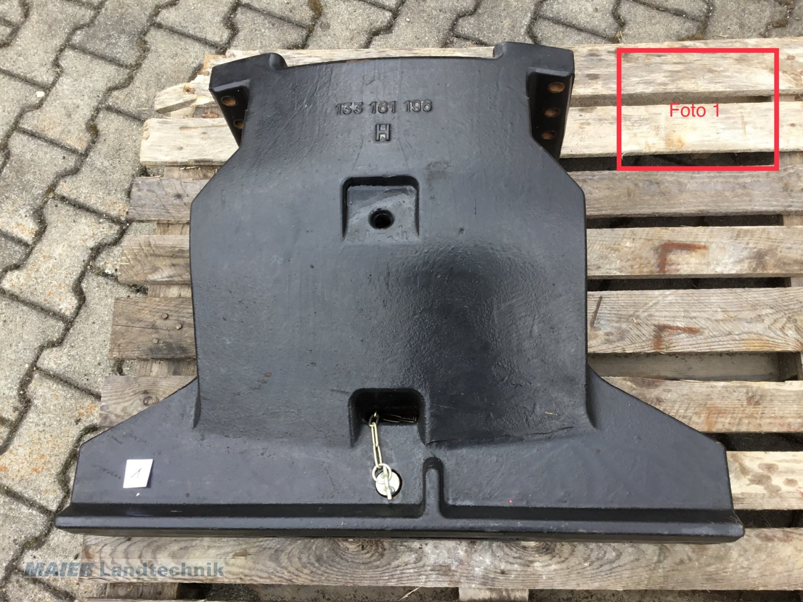 Frontgewicht des Typs Case Gewichtsträger, Gebrauchtmaschine in Dieterskirchen (Bild 1)