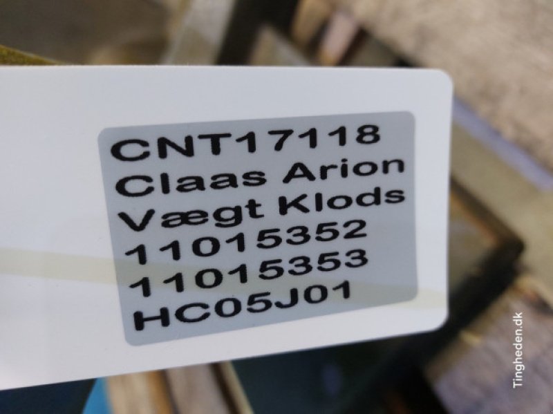 Frontgewicht tip CLAAS Arion, Gebrauchtmaschine in Hemmet (Poză 17)