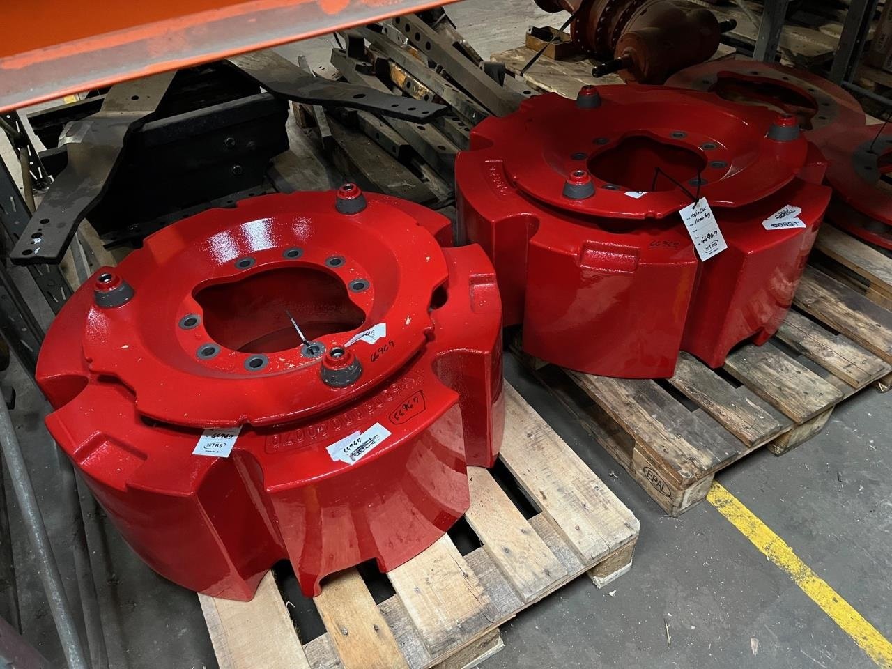 Frontgewicht a típus Fendt 2X1000 KG HJULVÆGTE, Gebrauchtmaschine ekkor: Suldrup (Kép 2)