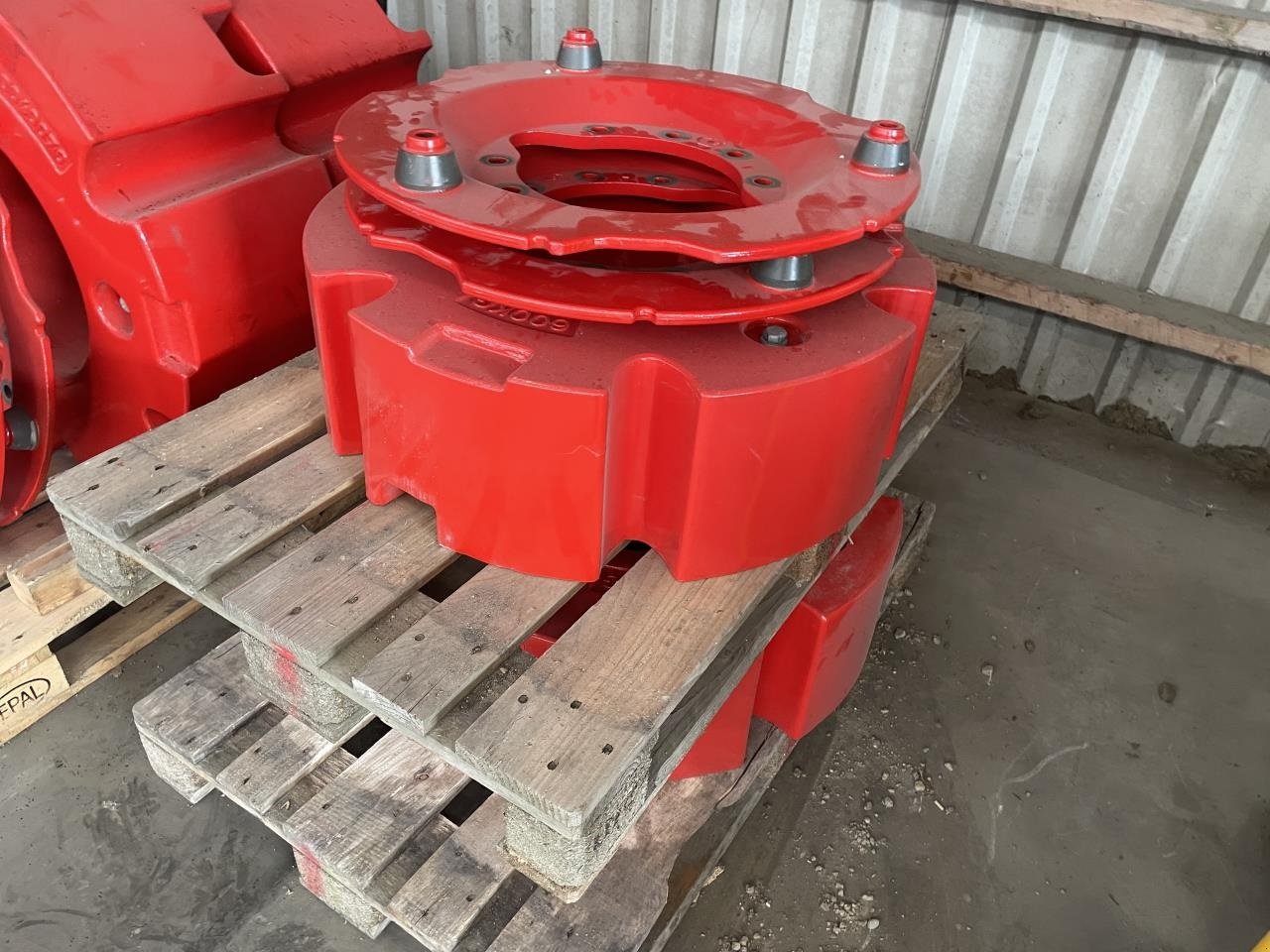 Frontgewicht Türe ait Fendt 2X600 KG HJULVÆGTE, Gebrauchtmaschine içinde Grindsted (resim 1)