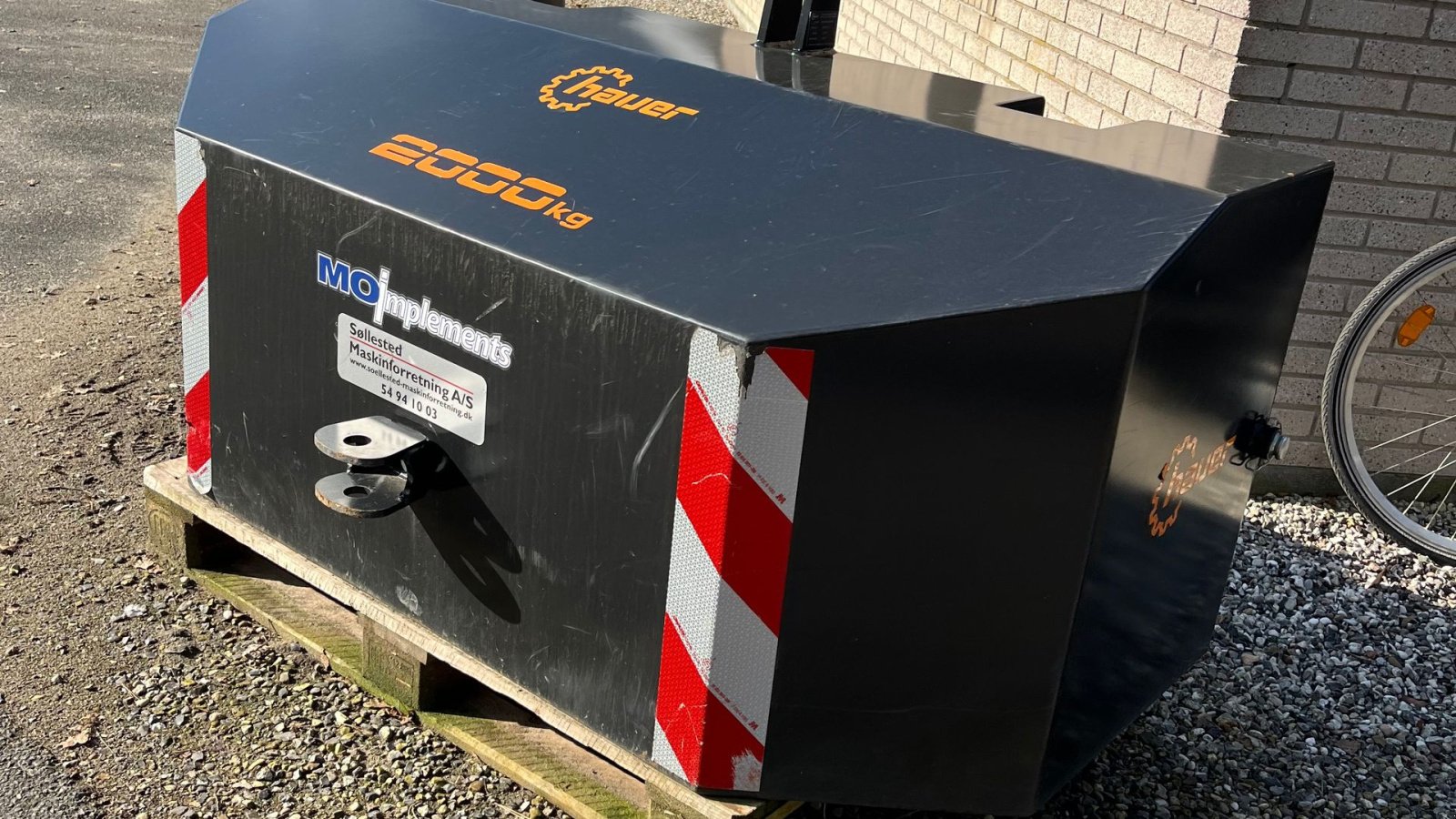 Frontgewicht van het type Hauer 2000 KG Frontklods, Gebrauchtmaschine in Søllested (Foto 2)