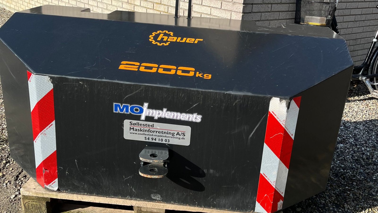 Frontgewicht van het type Hauer 2000 KG Frontklods, Gebrauchtmaschine in Søllested (Foto 1)