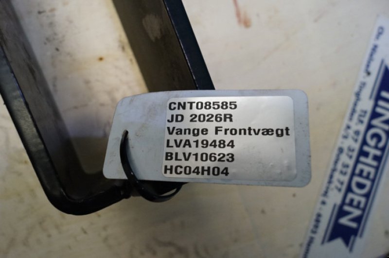 Frontgewicht tip John Deere 2026R, Gebrauchtmaschine in Hemmet (Poză 13)