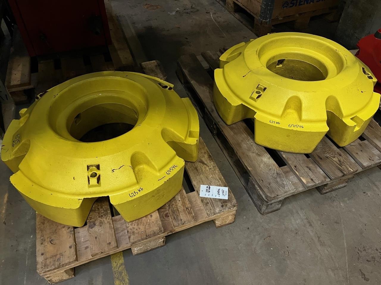 Frontgewicht van het type John Deere 2X625KG HJULVÆGTE, Gebrauchtmaschine in Suldrup (Foto 1)